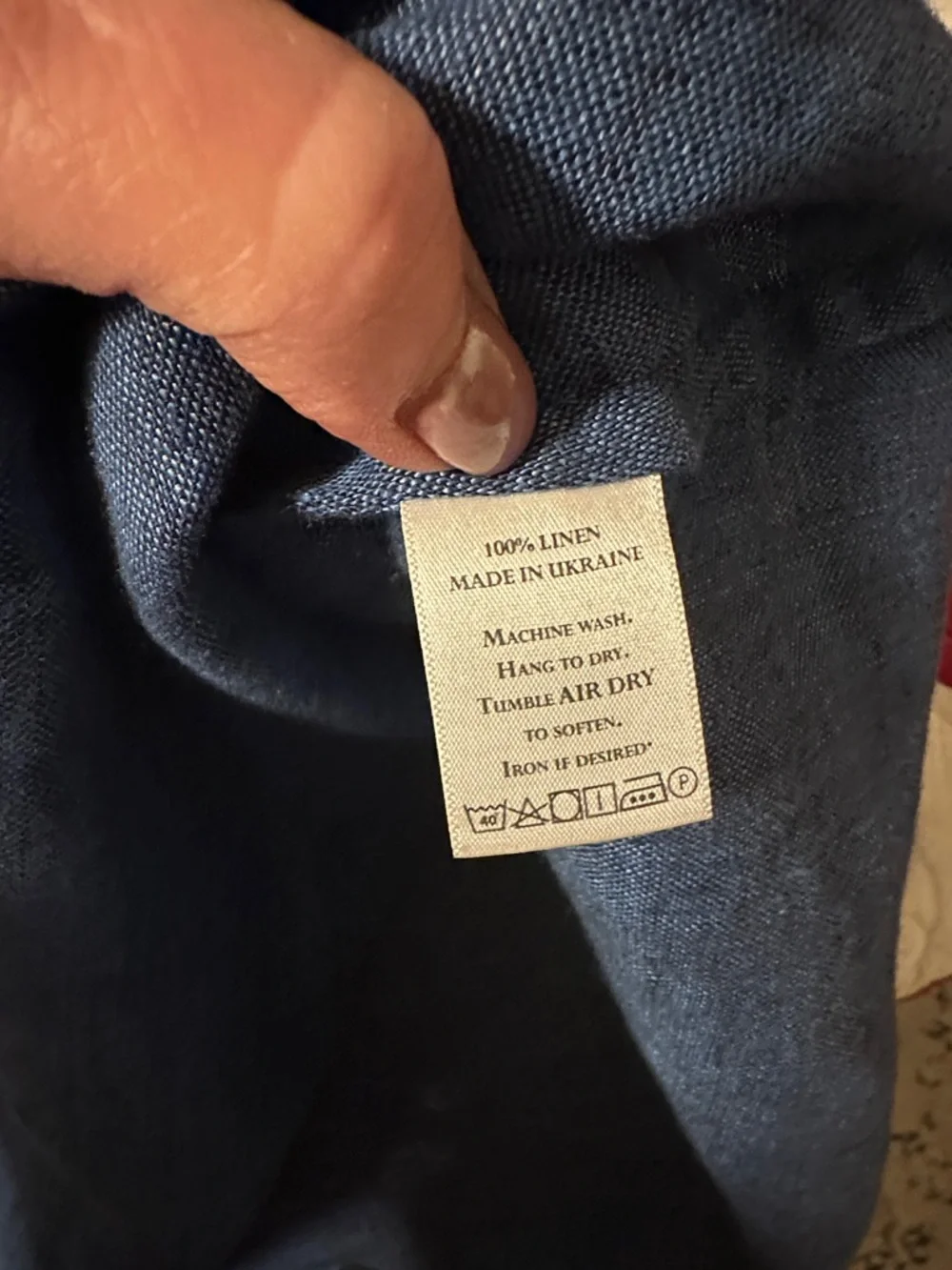 Women’s Blue Heather Bell Sleeve High-Low Top - Picture 3 of 6